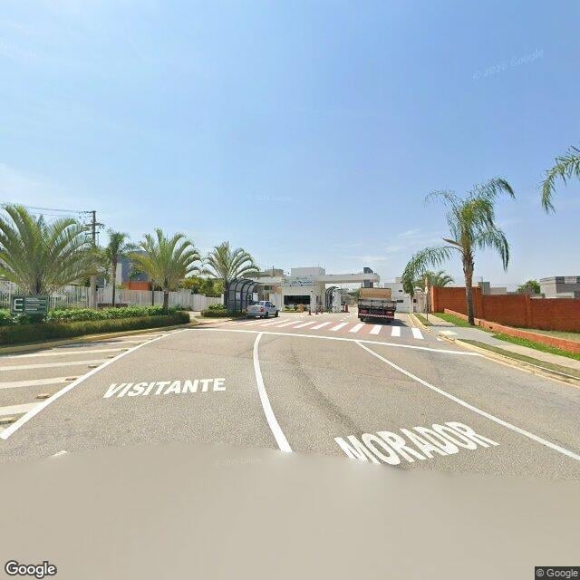 Imagem estática do "Street View" da localização