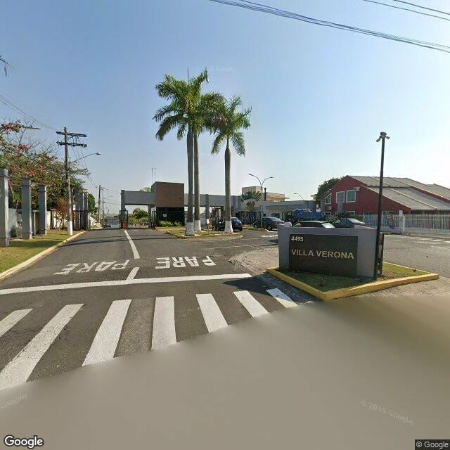 Imagem estática do "Street View" da localização
