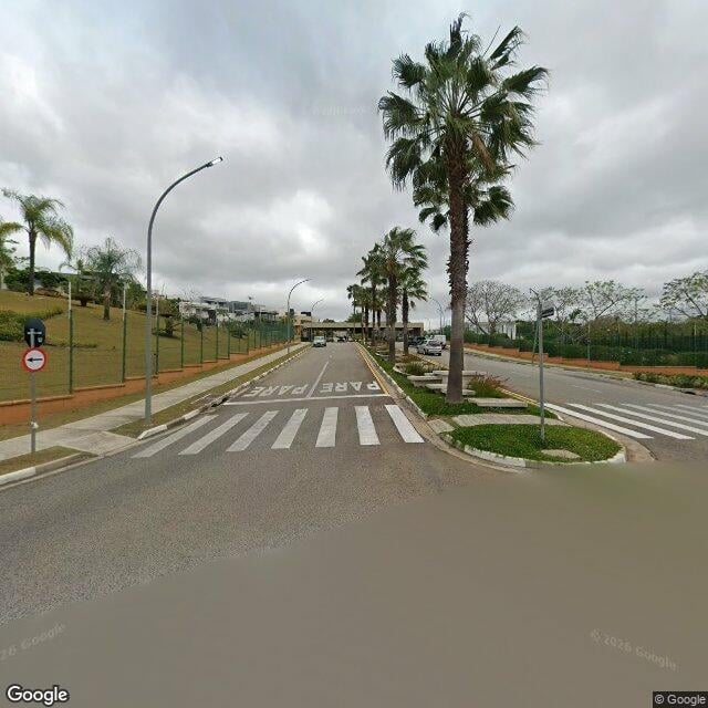 Imagem estática do "Street View" da localização