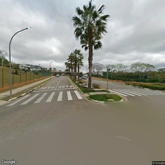 Imagem estática do "Street View" da localização