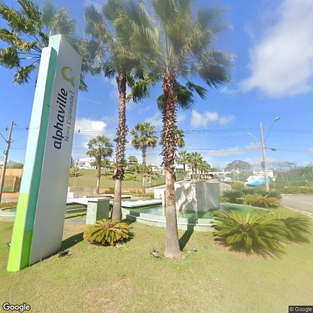 Imagem estática do "Street View" da localização