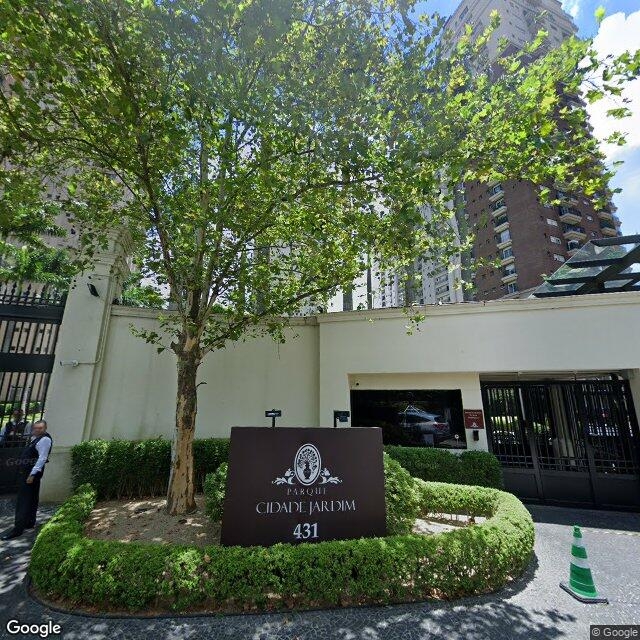 Imagem estática do "Street View" da localização