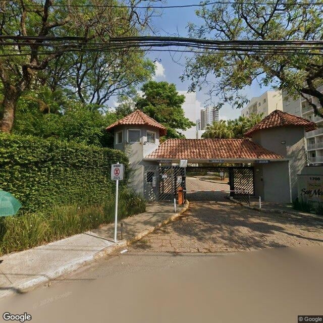 Imagem estática do "Street View" da localização