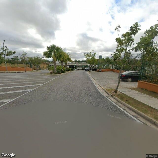 Imagem estática do "Street View" da localização