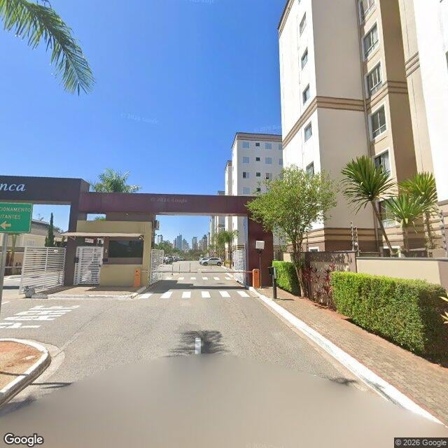 Imagem estática do "Street View" da localização