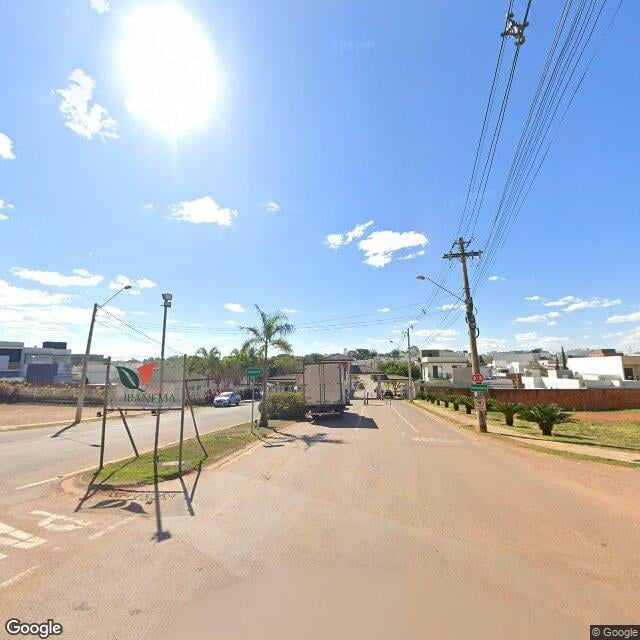 Imagem estática do "Street View" da localização