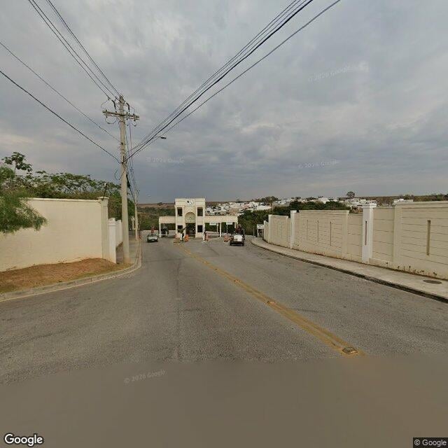 Imagem estática do "Street View" da localização