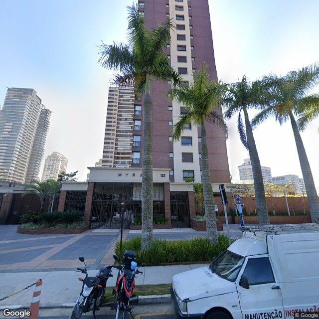 Imagem estática do "Street View" da localização