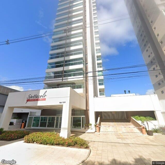 Imagem estática do "Street View" da localização