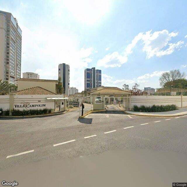 Imagem estática do "Street View" da localização