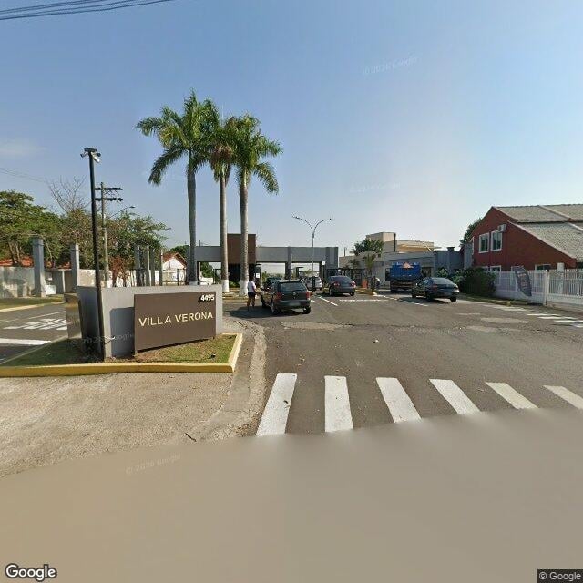 Imagem estática do "Street View" da localização