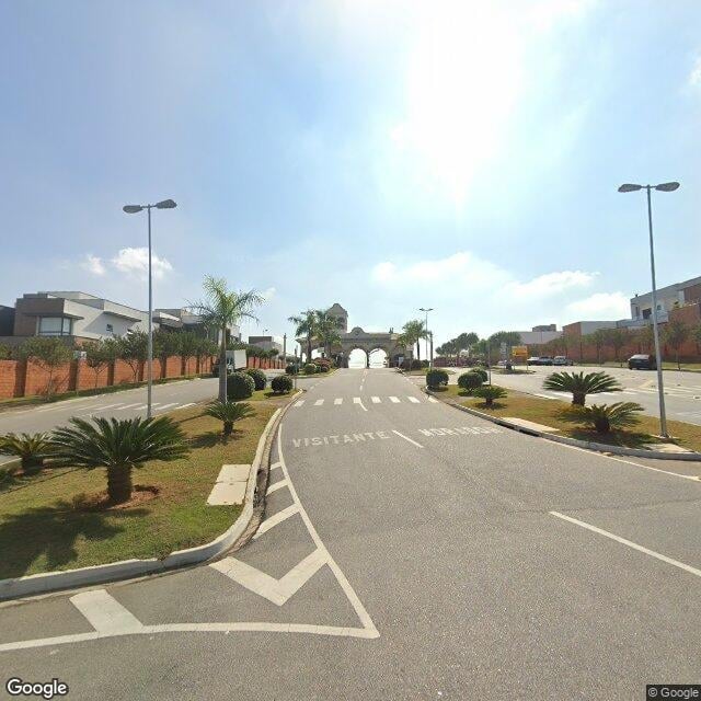 Imagem estática do "Street View" da localização