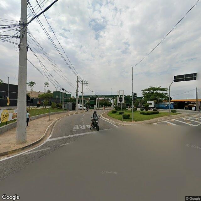 Imagem estática do "Street View" da localização