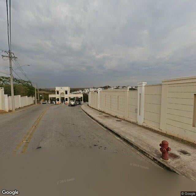 Imagem estática do "Street View" da localização
