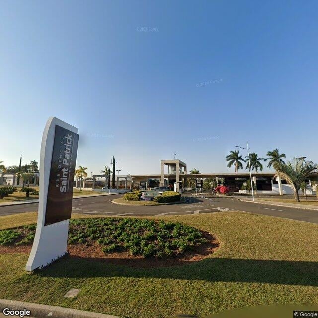Imagem estática do "Street View" da localização