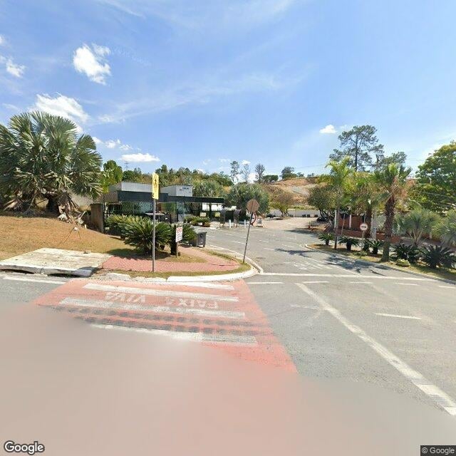 Imagem estática do "Street View" da localização