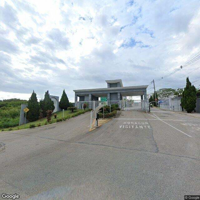 Imagem estática do "Street View" da localização