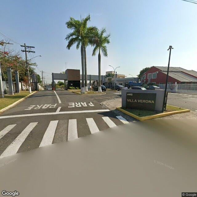 Imagem estática do "Street View" da localização
