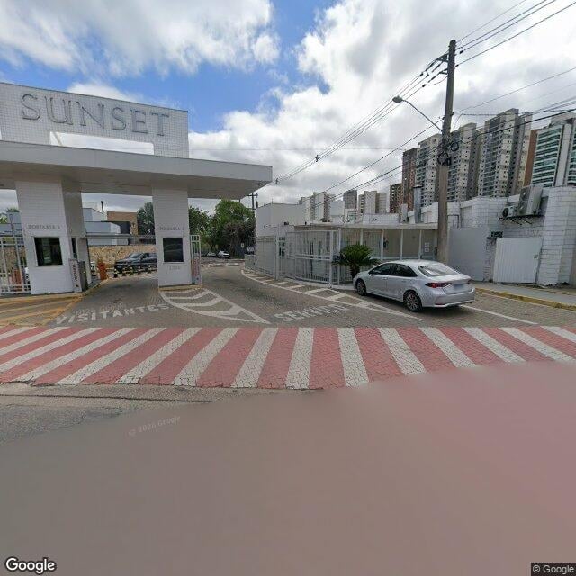 Imagem estática do "Street View" da localização