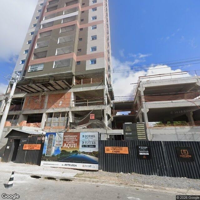 Imagem estática do "Street View" da localização