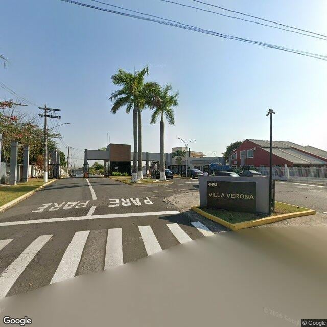 Imagem estática do "Street View" da localização