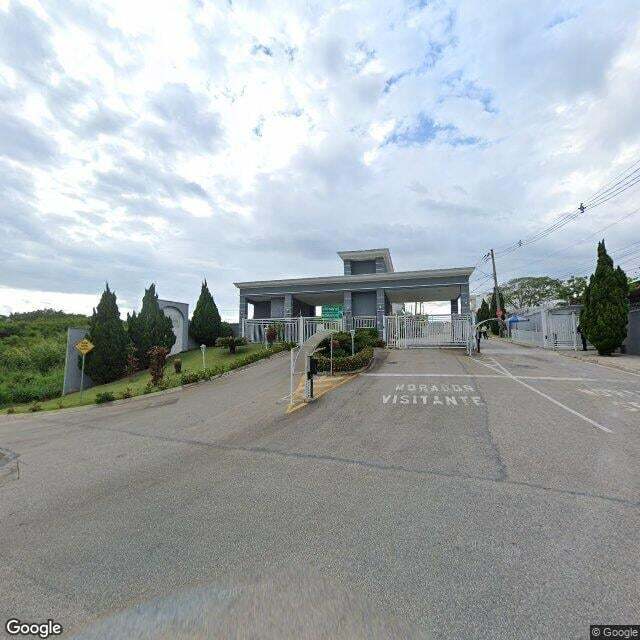 Imagem estática do "Street View" da localização