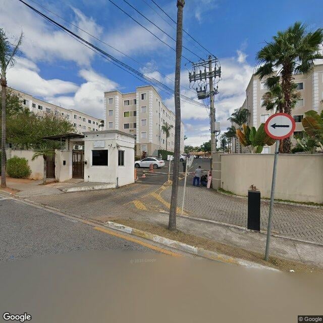 Imagem estática do "Street View" da localização