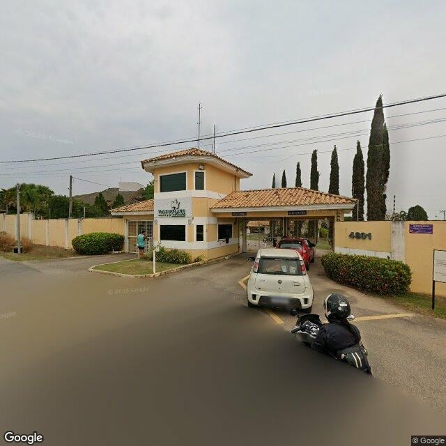 Imagem estática do "Street View" da localização