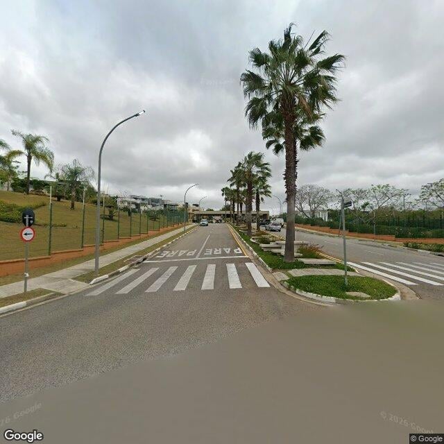 Imagem estática do "Street View" da localização