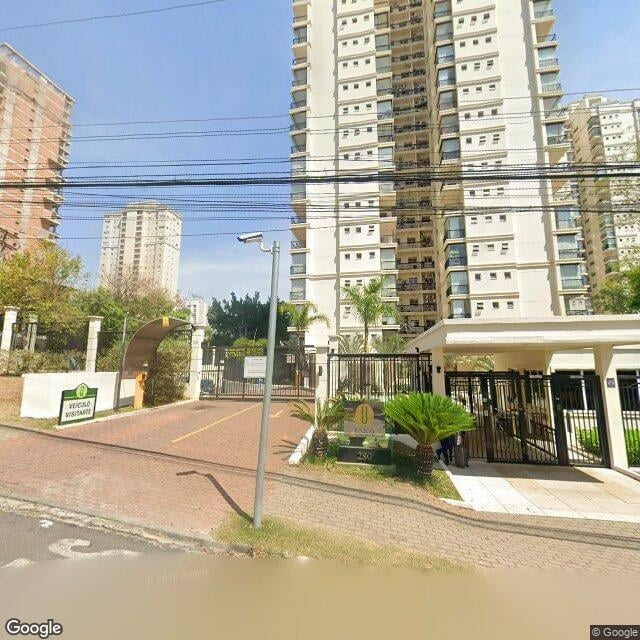 Imagem estática do "Street View" da localização