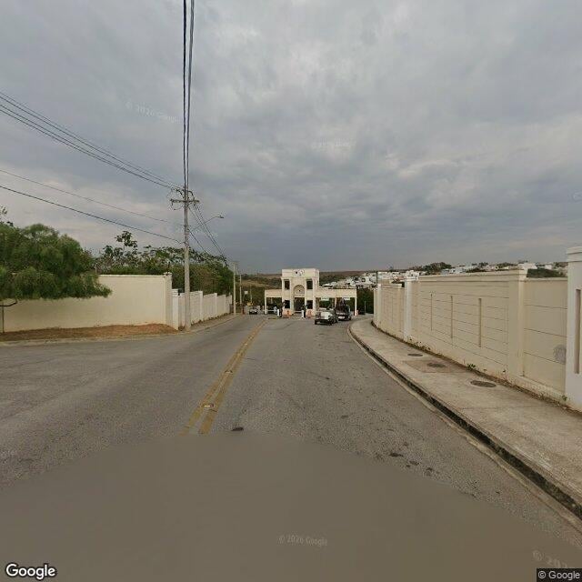 Imagem estática do "Street View" da localização