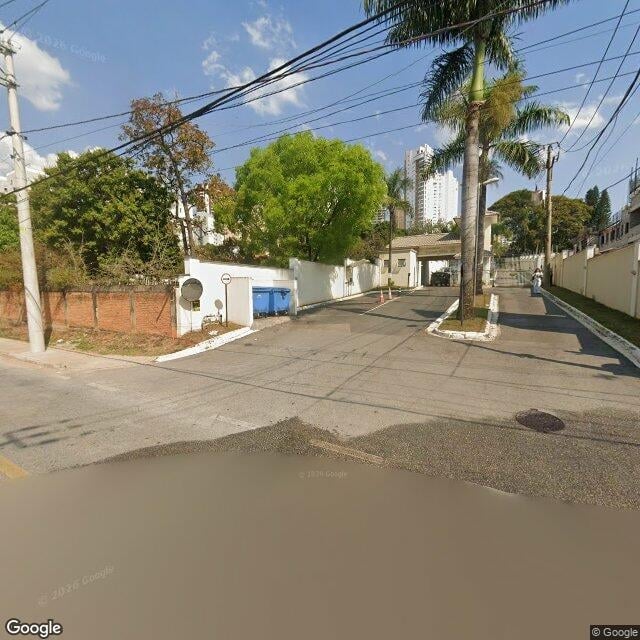Imagem estática do "Street View" da localização