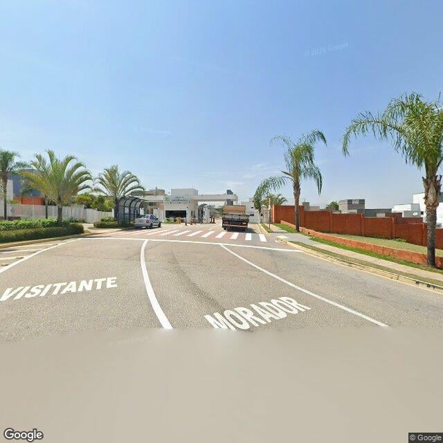 Imagem estática do "Street View" da localização