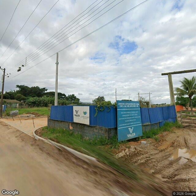 Imagem estática do "Street View" da localização