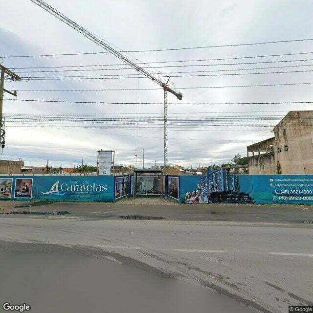 Imagem estática do "Street View" da localização