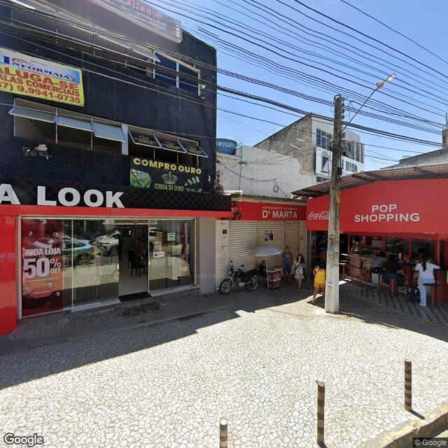 Imagem estática do "Street View" da localização