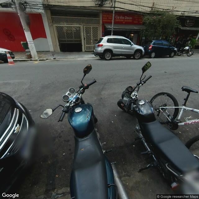 Imagem estática do "Street View" da localização