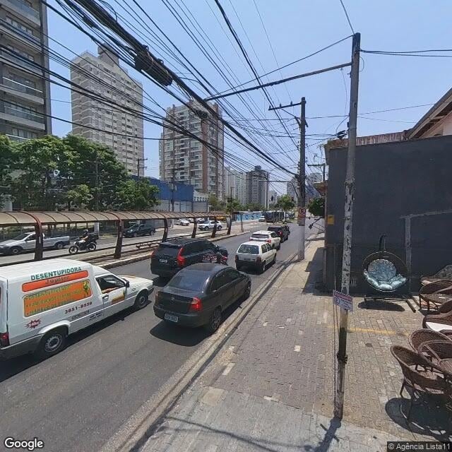 Imagem estática do "Street View" da localização