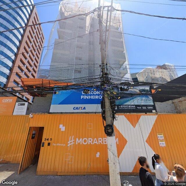 Imagem estática do "Street View" da localização