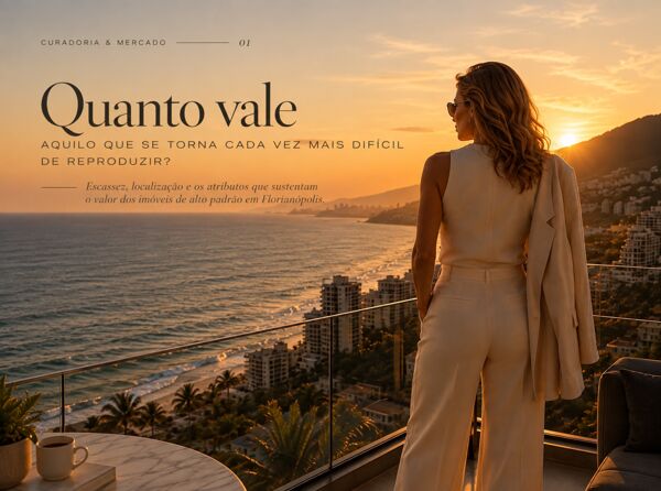 Valor imobiliário em Florianópolis: escassez e alto padrão