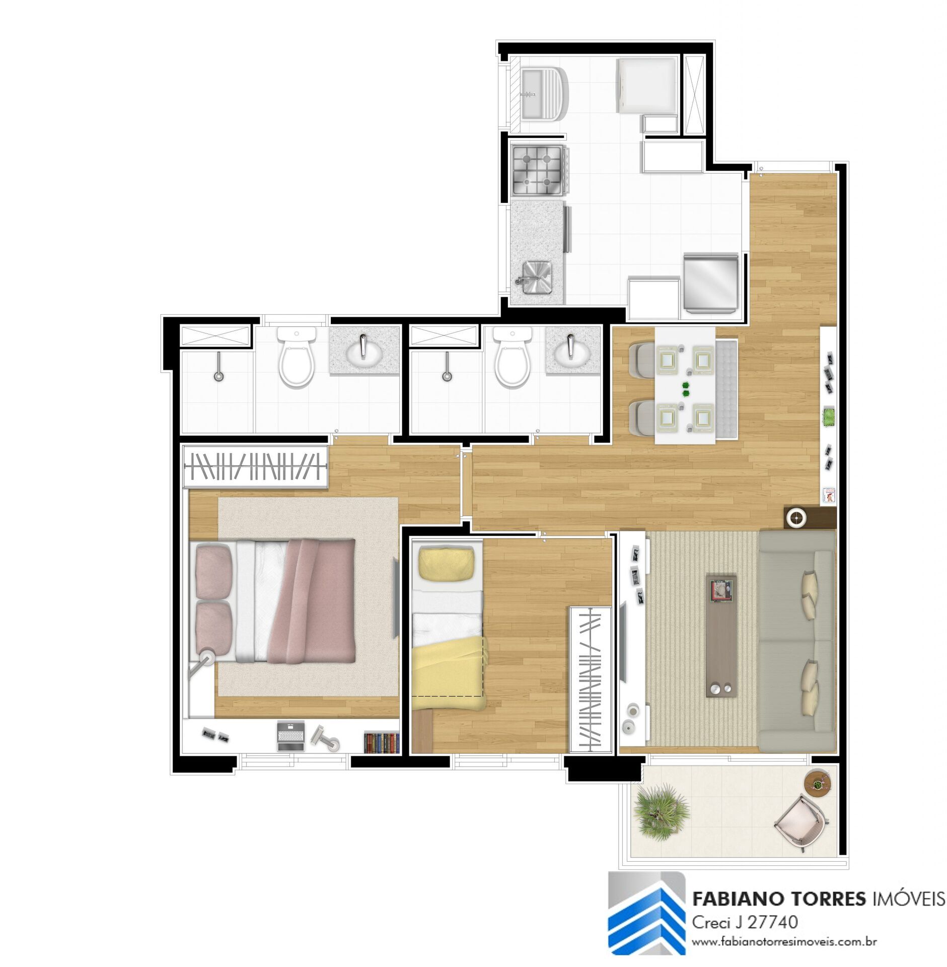 Apartamento, 2 quartos, 54 m² - Foto 16