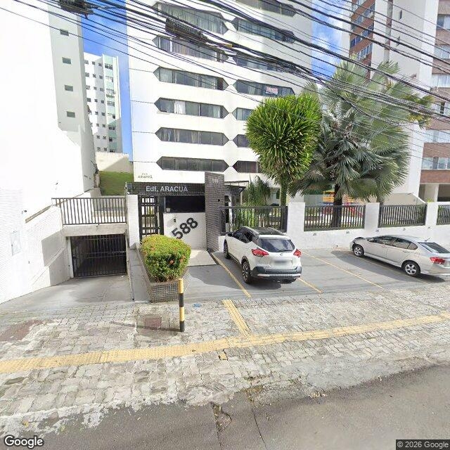 Imagem estática do "Street View" da localização