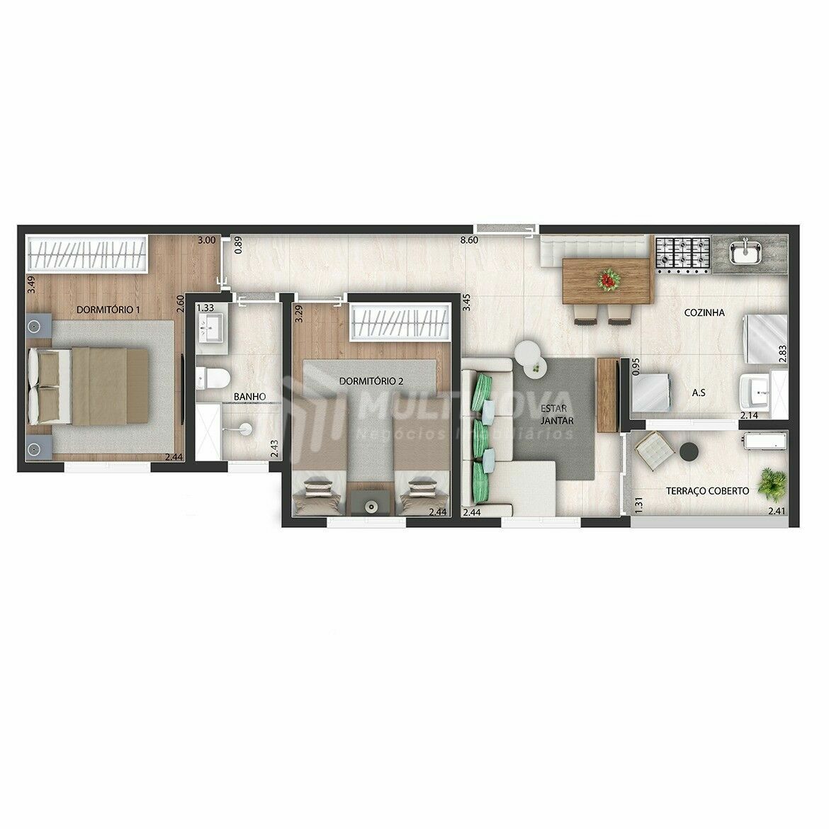 Apartamento com 2 quartos à venda, 52m² — foto 32 de 32