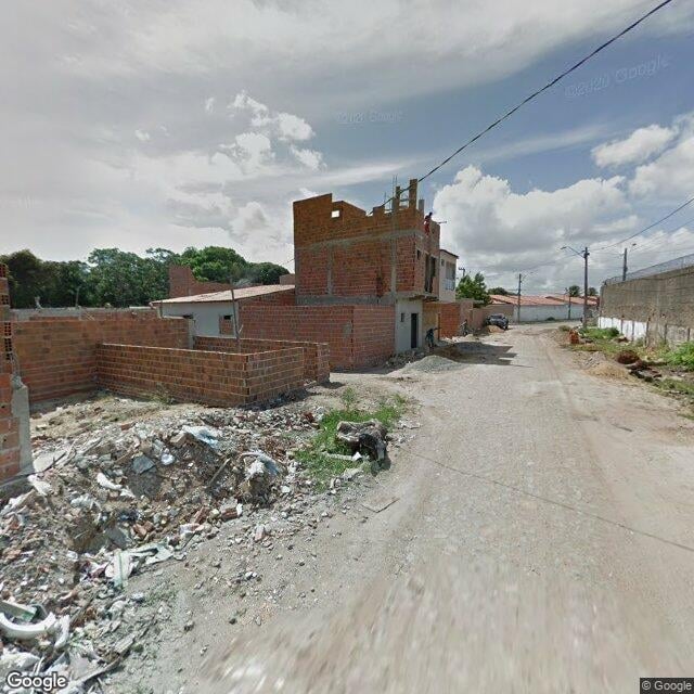 Imagem estática do "Street View" da localização