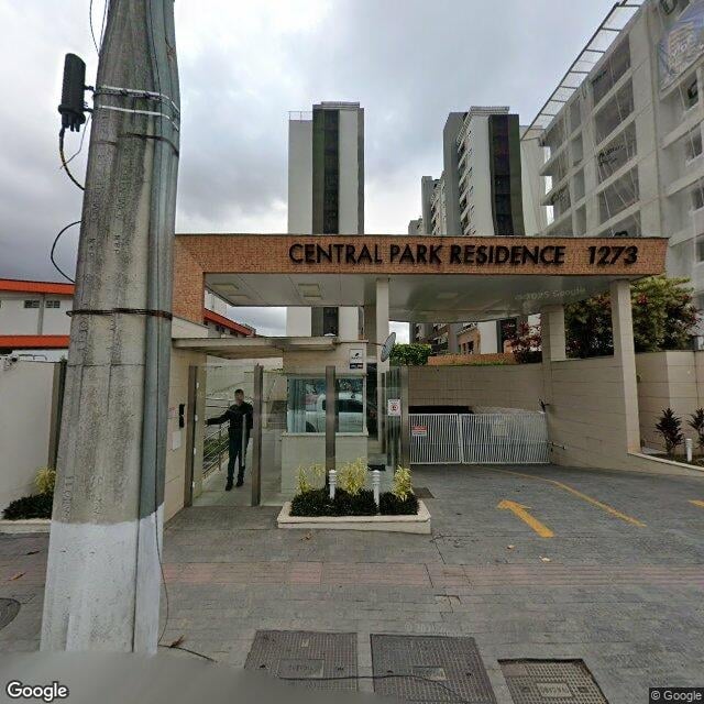 Imagem estática do "Street View" da localização