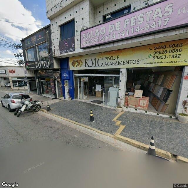 Imagem estática do "Street View" da localização