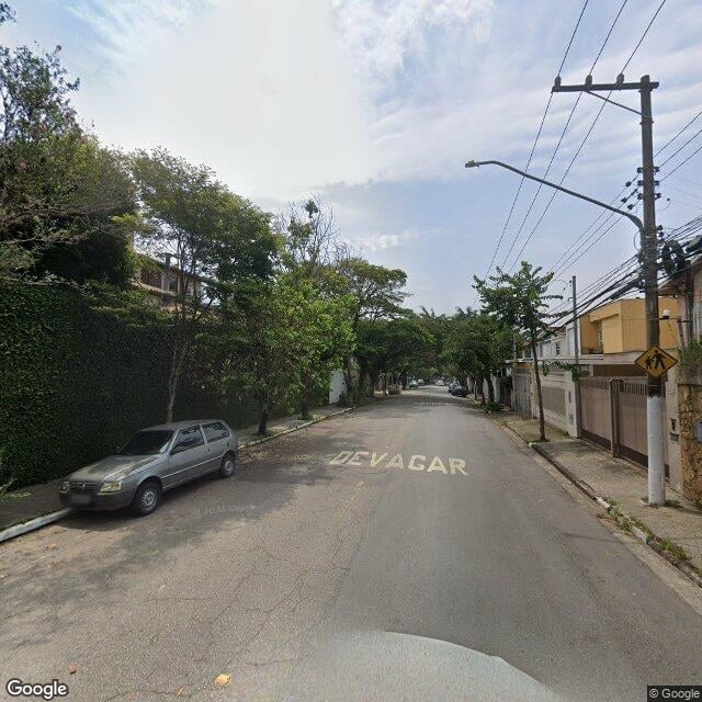 Imagem estática do "Street View" da localização