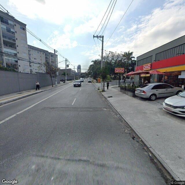 Imagem estática do "Street View" da localização