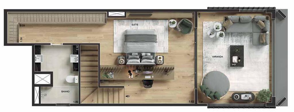 Cobertura, 1 quarto, 119 m² - Foto 28