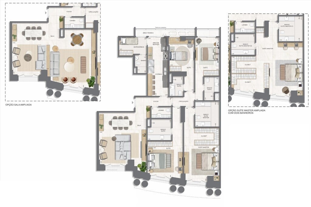 Apartamento, 3 quartos, 131 m² - Foto 71